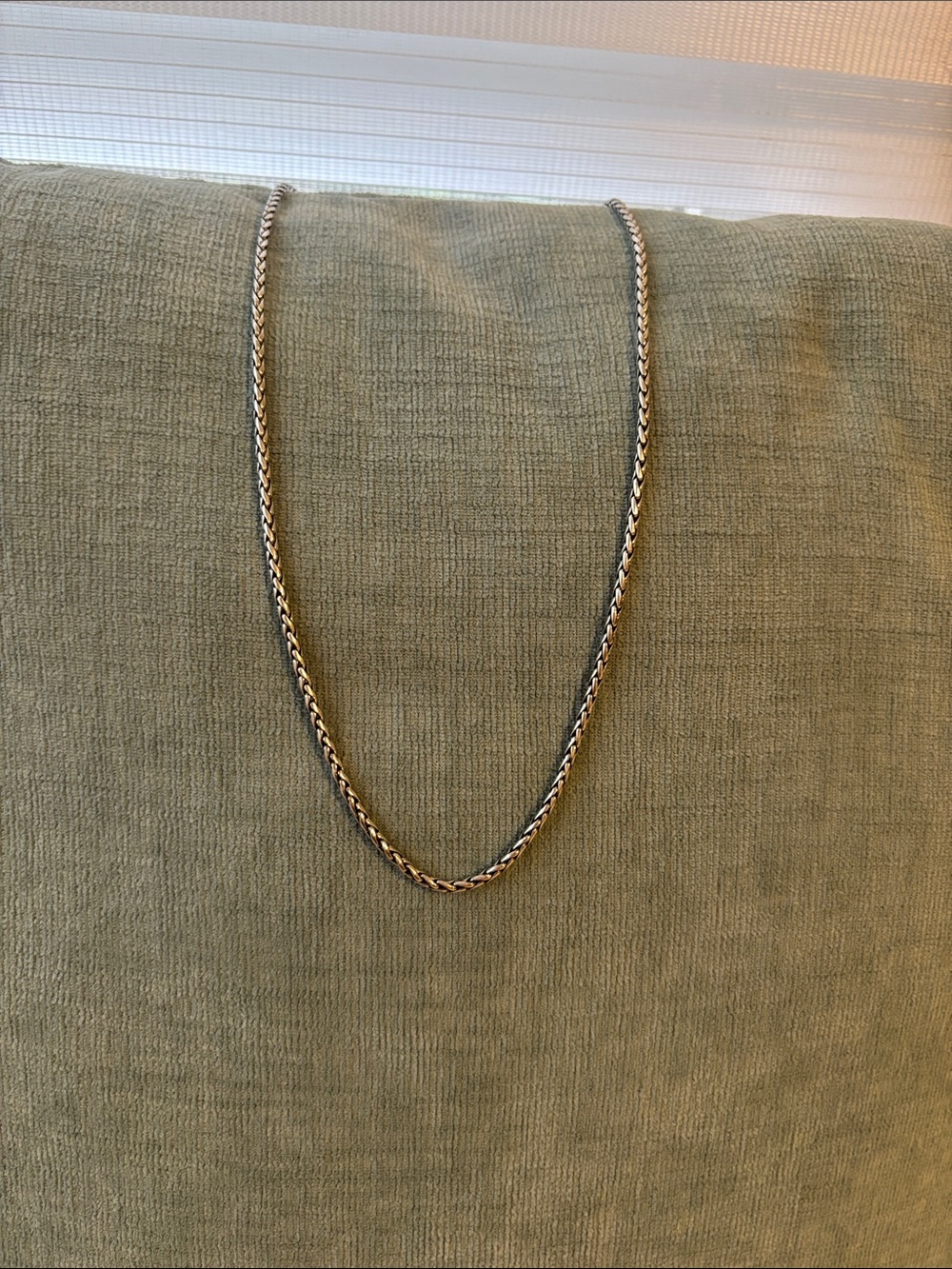 Brighton Braided Charm Necklace - Silver